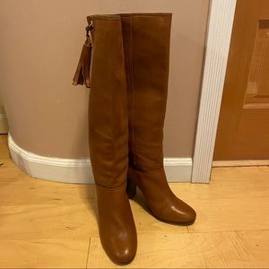 Coach Therese Whiskey Leather Boot in Size 10